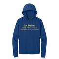 UC Irvine Wen Public Health Fleece Pullover Hoodie-Yellow