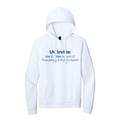 UC Irvine Wen Public Health Fleece Pullover Hoodie-Blue