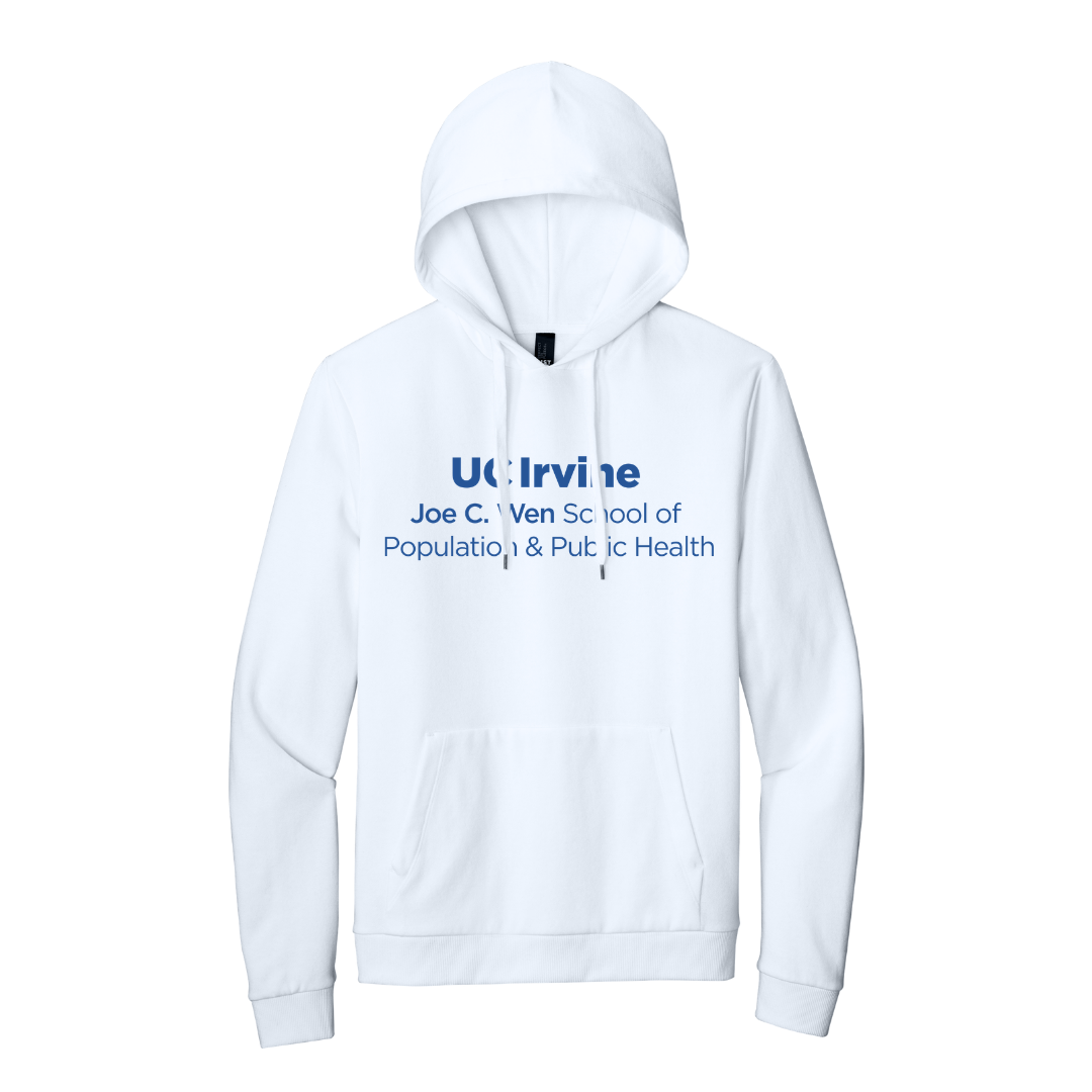 UC Irvine Wen Public Health Fleece Pullover Hoodie-Blue